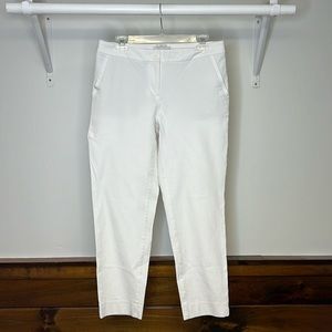 Talbots Curvy White Pants- 8